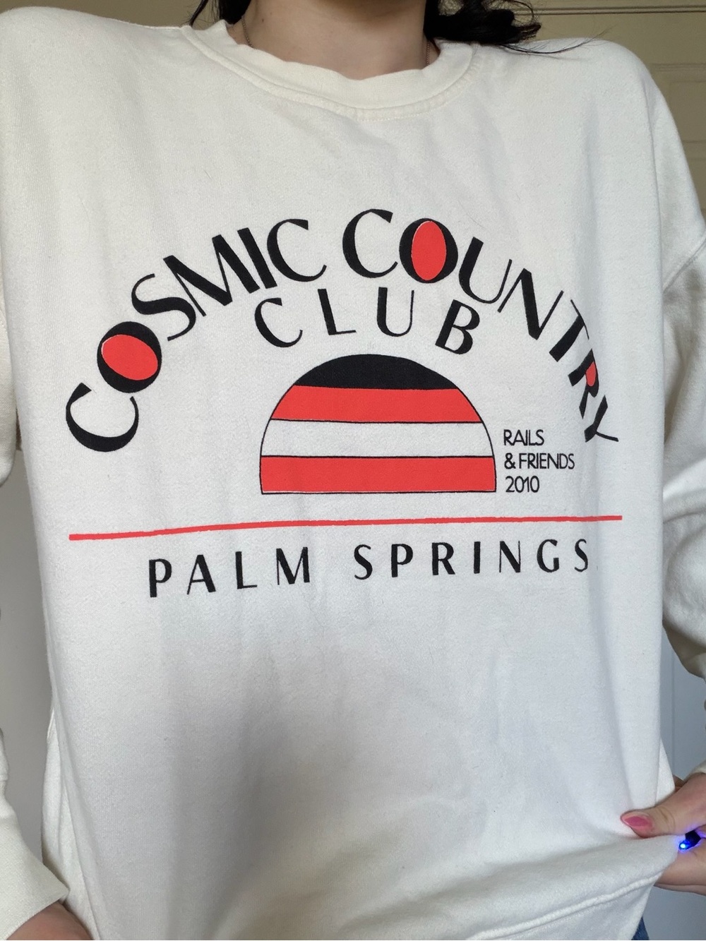 Cosmic Country Club Palm Springs Graphic Sweatshirt - Picture 6 of 7